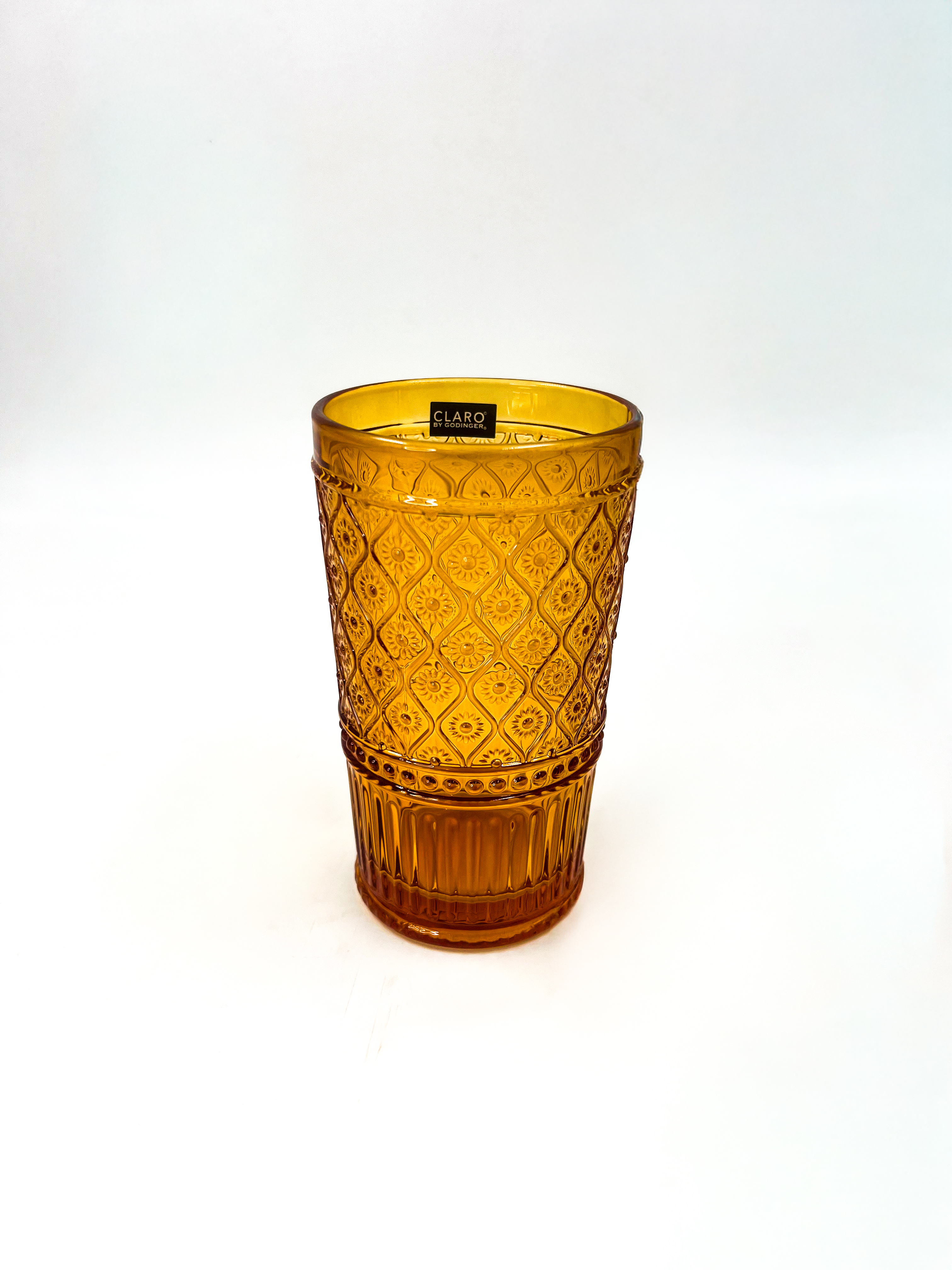 Claro Highballs Set of 4 Amber