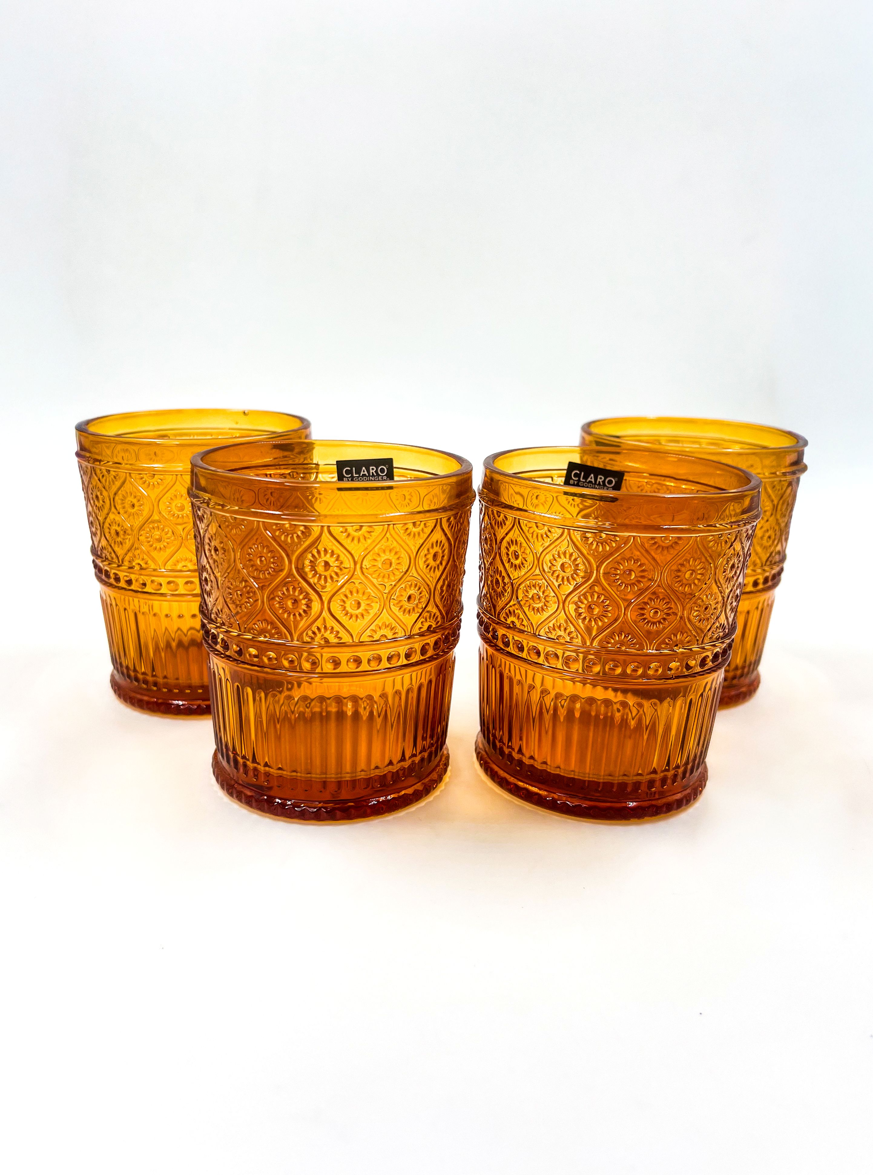 Claro Dof Set of 4 Amber