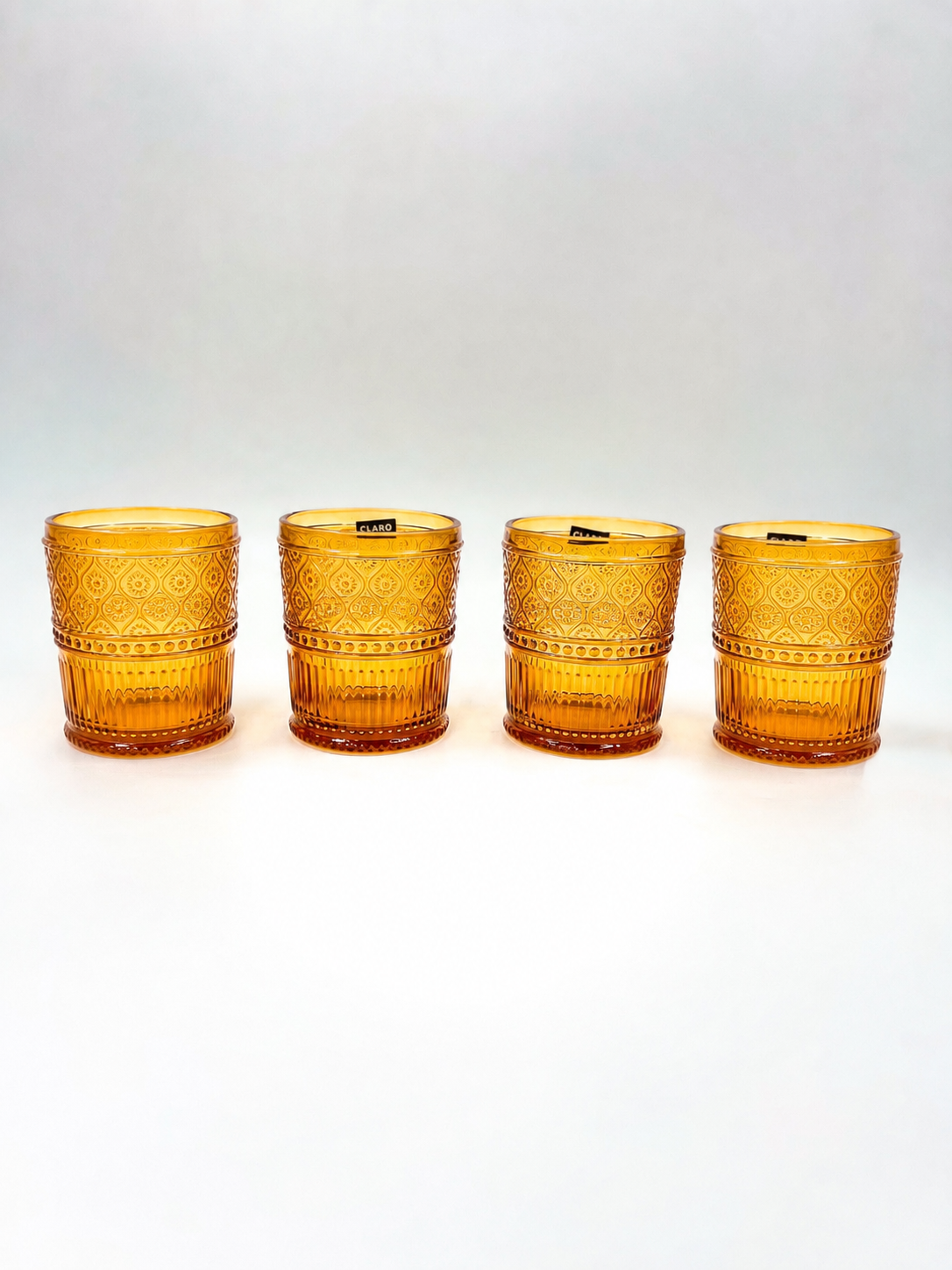 Claro Dof Set of 4 Amber